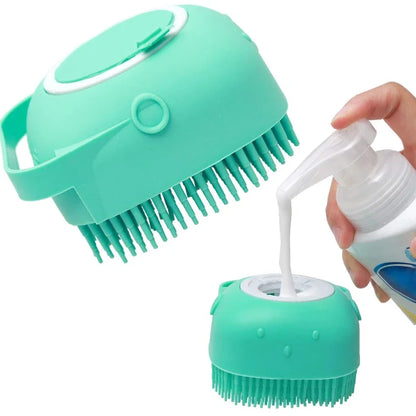 Silicone Pet Shampoo Brush and Comb