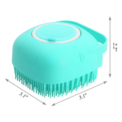 Silicone Pet Shampoo Brush and Comb