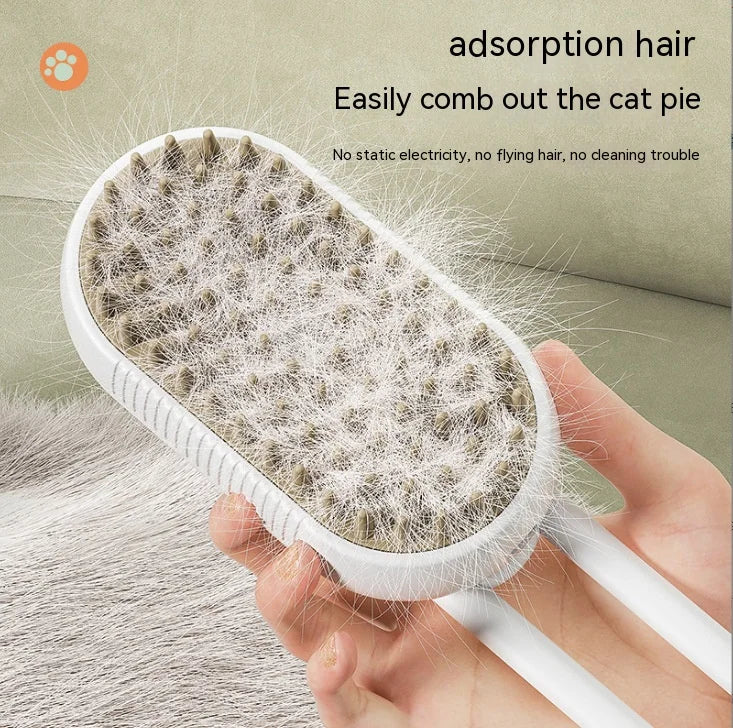 Pet Spray Comb for Cats and Dogs: Hair Removal & Massage