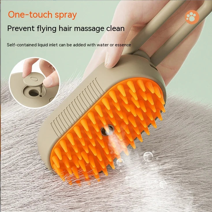 Pet Spray Comb for Cats and Dogs: Hair Removal & Massage